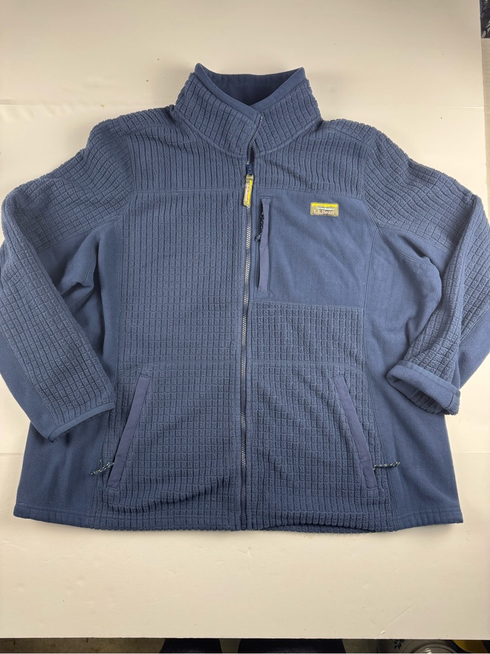L.L. Bean Blue Women's Full-Zip Utility Fleece Jacket